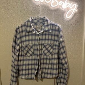 Flannel with tags